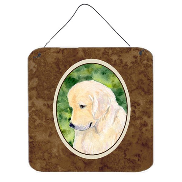 Micasa Golden Retriever Aluminium Metal Wall Or Door Hanging Prints MI751982